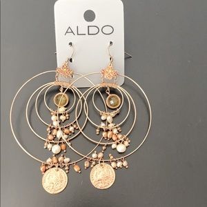 Aldo Coin Dangle Earrings